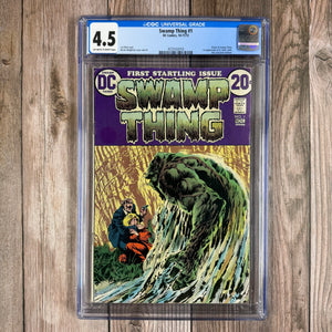 Swamp Thing #1 CGC 4.5 1st appearance and origin of the second Swamp Thing (Cert 2010)
