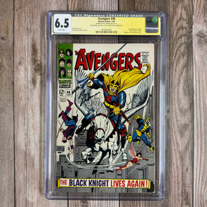 Avengers #48 CGC 6.5 WP Conserved SS Roy Thomas (Cert 7004)