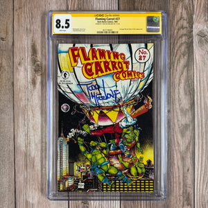 Flaming Carrot #27 CGC 8.5 WP SS Todd McFarlane (Cert 6001)