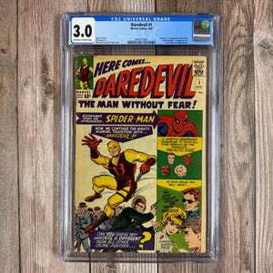 Daredevil #1 CGC 3.0 1st appearance and origin of Daredevil (Cert 3001)