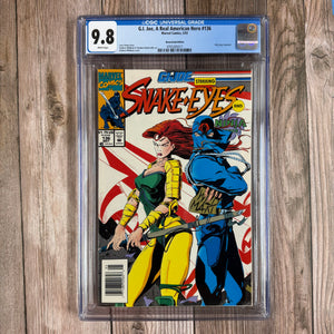 G.I. Joe, A Real American Hero #136 CGC 9.8 WP Newsstand Edition (Cert 5017)