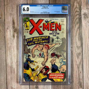 X-Men #6 CGC 6.0 Namor is confirmed to be a mutant (Cert 7012)