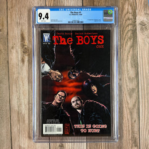 The Boys #1 1st appearance of Hughie & More CGC 9.4 (Cert 1002)