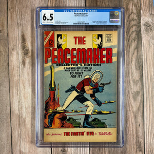 Peacemaker #1 CGC 6.5 1st appearance of Wolfgang Schmidt (Cert 6001)