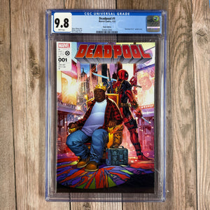Deadpool #1 CGC 9.8 WP Hustl. Edition (Cert 2003)