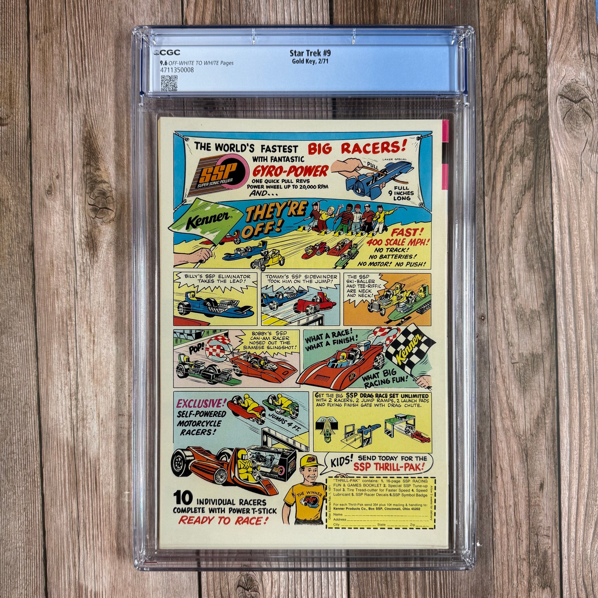 Star Trek #9 CGC 9.6 Sweet Spock Cover! (Cert 0008) – Bry's Comics