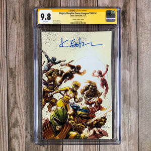 Mighty Morphin Power Rangers/TMNT #1 CGC 9.8 (cert 1010)