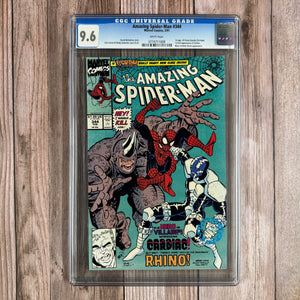 The Amazing Spider-Man #344 CGC 9.6 1st appearance of Cletus Kasady, later becomes Carnage (cert 1008)