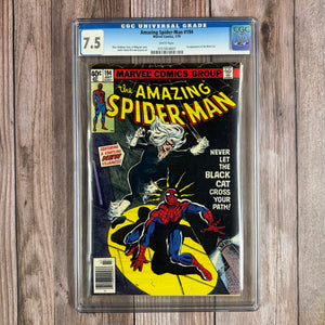 Amazing Spider-Man #194 CGC 7.5 1st appearance of the Black Cat (cert 4007)