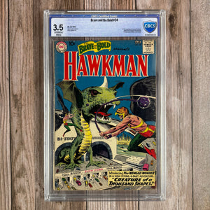 Brave and the Bold #34 CBCS 3.5 1st appearance of Hawkman in the Silver Age (cert 010)