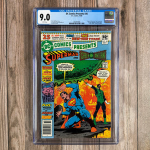 DC Comics Presents #26 CGC 9.0 Newsstand 1st team appearance of the new Teen Titans: Robin, Wonder Girl, Kid Flash, Cyborg, Raven, Beast Boy, Starfire (cert 4005)