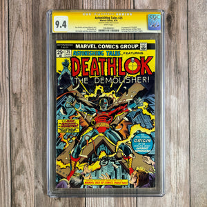 Astonishing Tales #25 CGC 9.4 SS George Perez, 1st appearance of Deathlok, Luther Manning (cert 0001)