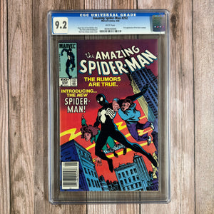 Amazing Spider-Man #252 CGC 9.2 Newsstand 1st appearance of Spider-Man's black costume (cert 6006)