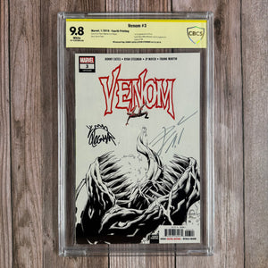 Venom #3 CBCS 9.8 4th Print SS Donny Cates/Ryan Stegman, 1st full appearance of Knull (cert 040)