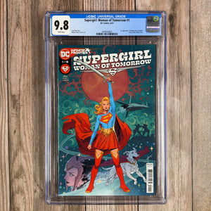 Supergirl: Woman of Tomorrow #1 CGC 9.8 1st appearance of Krem of the Yellow Hills (cert 9002)