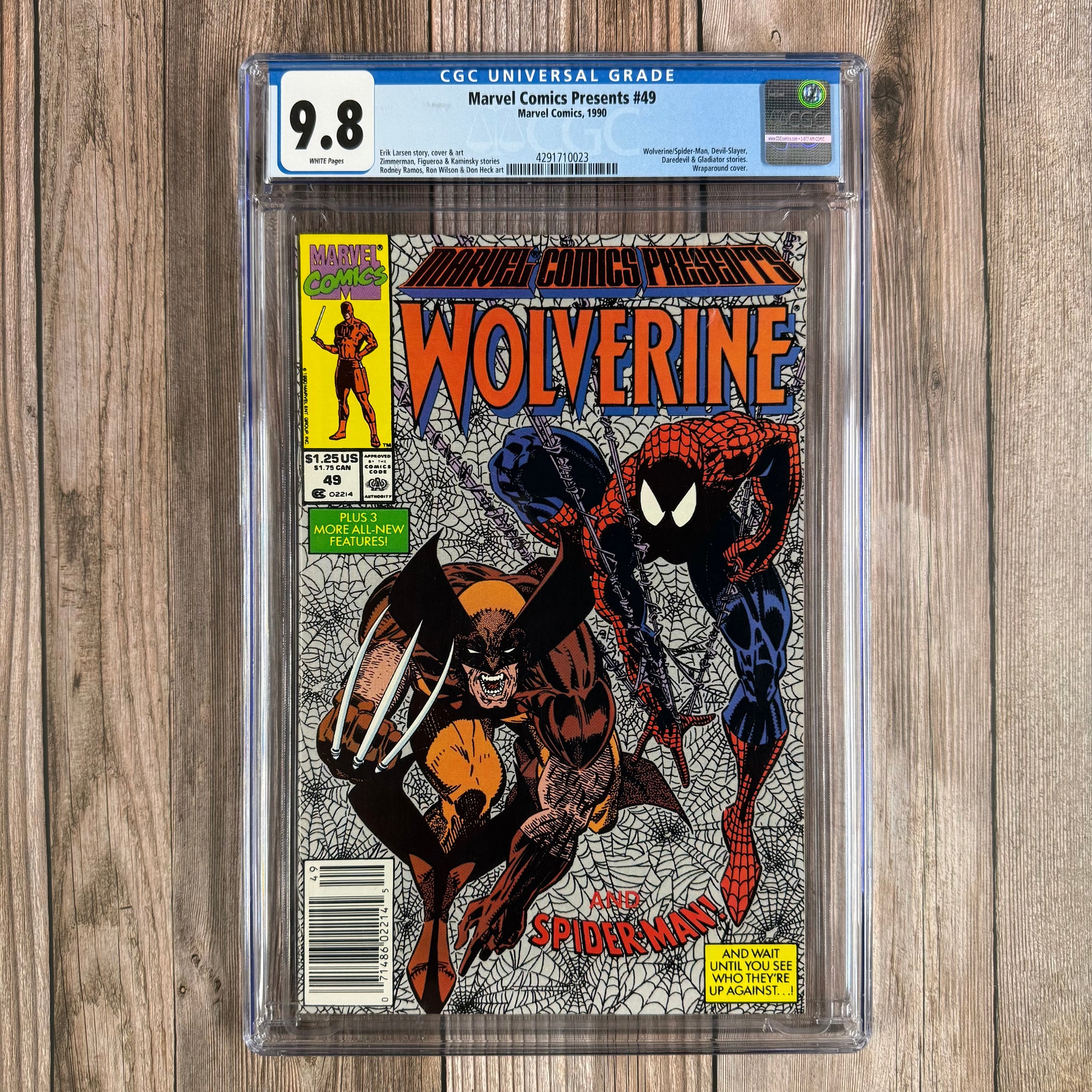 Marvel Comics Presents #49 CGC 9.8 Newsstand 1st team appearance