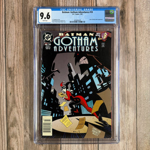 Batman: Gotham Adventures #10 CGC 9.6 Cover art by Bruce Timm featuring Harley Quinn (cert 6005)