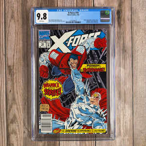 X-Force #10 CGC 9.8 1st team appearance of the Externals, a group of immortals: Gideon, Saul (1st), Absalom (1st), Burke (1st), Nicodemus (1st)l (cert 0023)