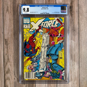 X-Force #4 CGC 9.8 Newsstand 3rd appearance of Deadpool (cert 0025)