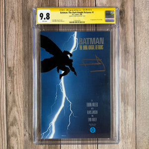 Batman: The Dark Knight Returns #1 CGC 9.8 SS Frank Miller, 1st appearance of Robin, Carrie Kelley, in an alternate reality (cert 3001)