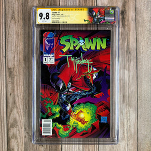 Spawn #1 CGC 9.8 Newsstand SS Todd McFarlane, 1st appearance of Spawn (cert 3005)