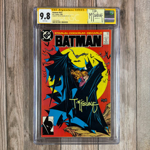Batman #423 CGC 9.8 SS Todd McFarlane, Iconic cover art by Todd McFarlane (cert 2002)