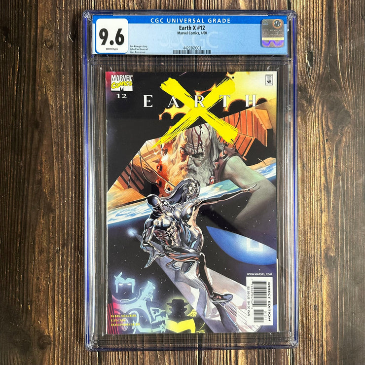 Bry's Comics 1 Earth X #12 CGC 9.6 Cert 9003, 1st app of Shalla-Bal as Silver Surfer