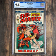 Bry's Comics 1      Sub-Mariner #50 CGC 9.4 , 1st appearance of Namorita