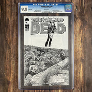 Bry's Comics 1  The Walking Dead #100 CGC 9.8 WP, Wraparound Sketch Cover, 1st appearance of Negan & Lucille