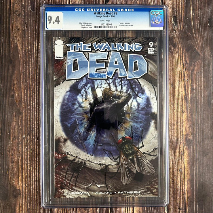 Bry's Comics 1  The Walking Dead #9 CGC 9.4 WP, 1st appearance of Otis