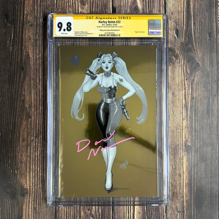 Bry's Comics 6Boxes-Harley Quinn #22 CGC 9.8 WP, Signature Series, Signed by David Nakayama