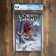 Bry's Comics 6Boxes- Spawn #124 CGC 9.6 WP, AWESOME Cover by Greg Capullo, NEWSSTAND !