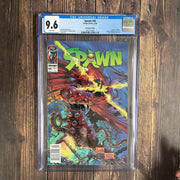 Bry's Comics 6Boxes- Spawn #45 CGC 9.6 WP, Death of Tiffany, NEWSSTAND !