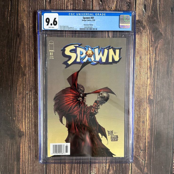 Bry's Comics 6Boxes- Spawn #81 CGC 9.6 WP, AWESOME Cover by Capullo and Mcfarlane, NEWSSTAND !