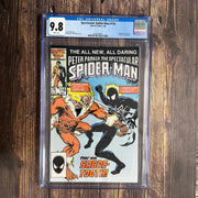 Bry's Comics 6Boxes- Spectacular Spider-Man #116 CGC 9.8 WP, 1st full appearance of the Foreigner