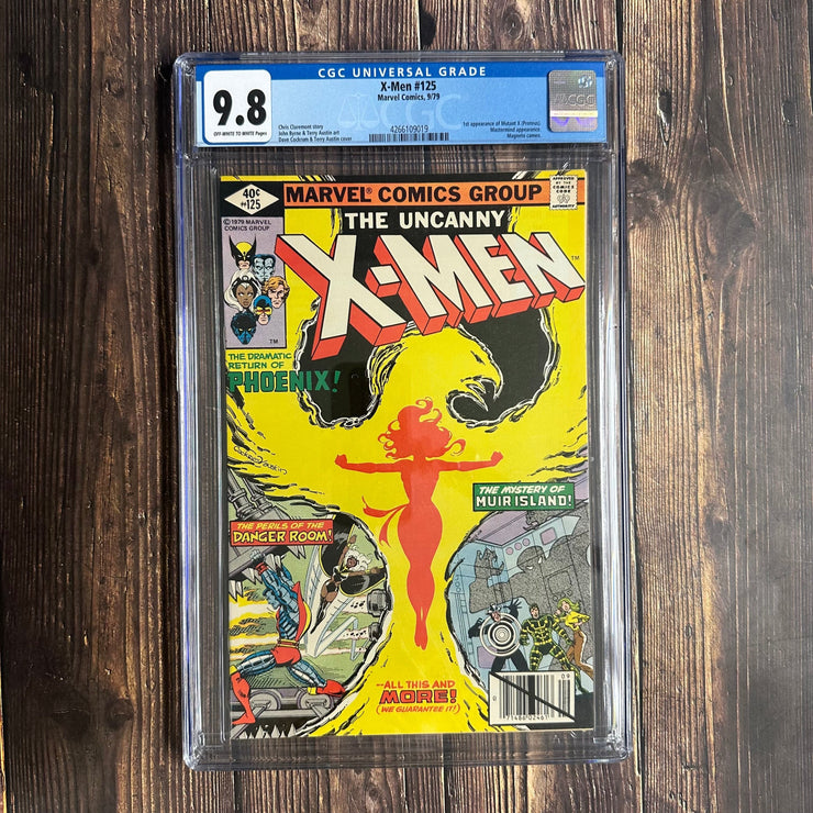 Bry's Comics 6Boxes- X-Men #125 CGC 9.8, 1st cameo appearance of Mutant X