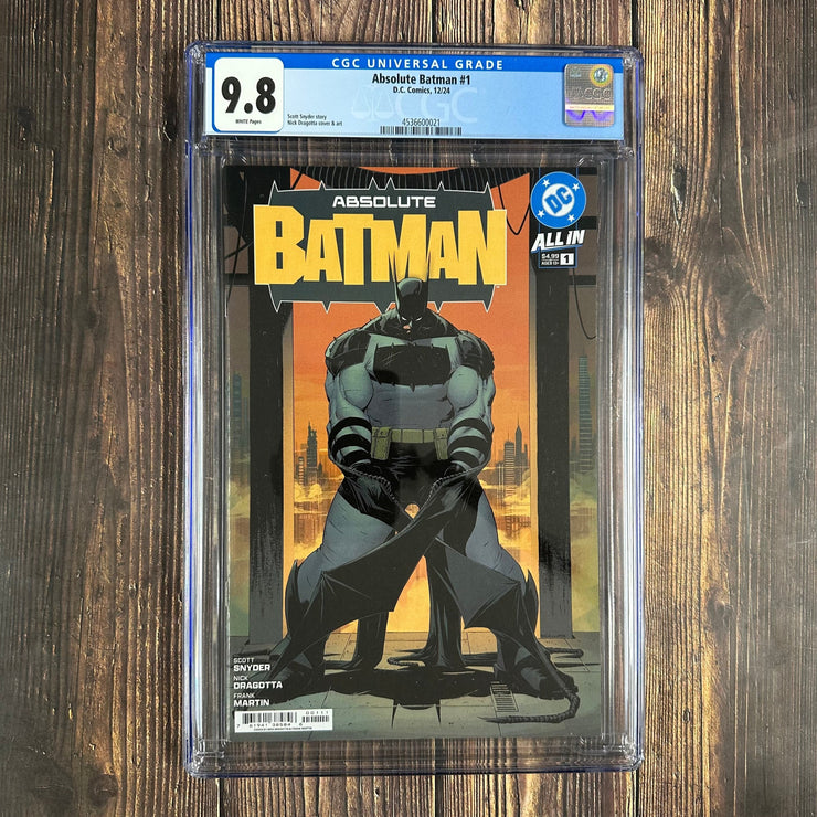 Bry's Comics Absolute Batman #1 CGC 9.8 1st team appearance of the Party Animals