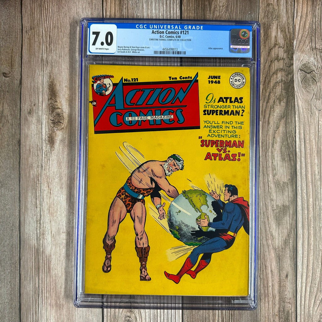 Bry's Comics Action Comics #121 CGC 7.0 CHRISTINE FARRELL COMPLETE DC COLLECTION, Cover by Wayne Boring