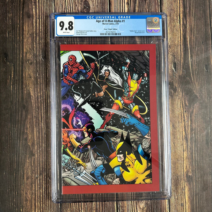 Bry's Comics Age of X-Man Alpha #1 CGC 9.8 1:100 George Perez Variant