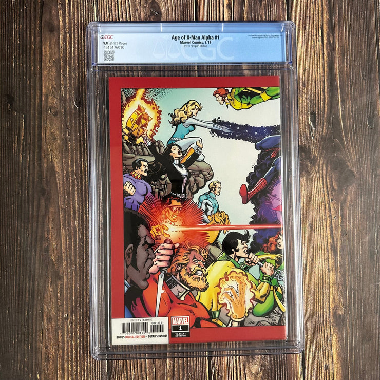 Bry's Comics Age of X-Man Alpha #1 CGC 9.8 1:100 George Perez Variant