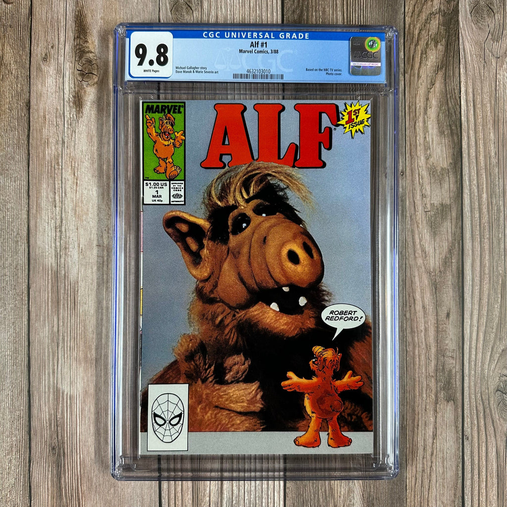 Bry's Comics Alf #1 CGC 9.8 WP 1st full appearance of Alf in comics
