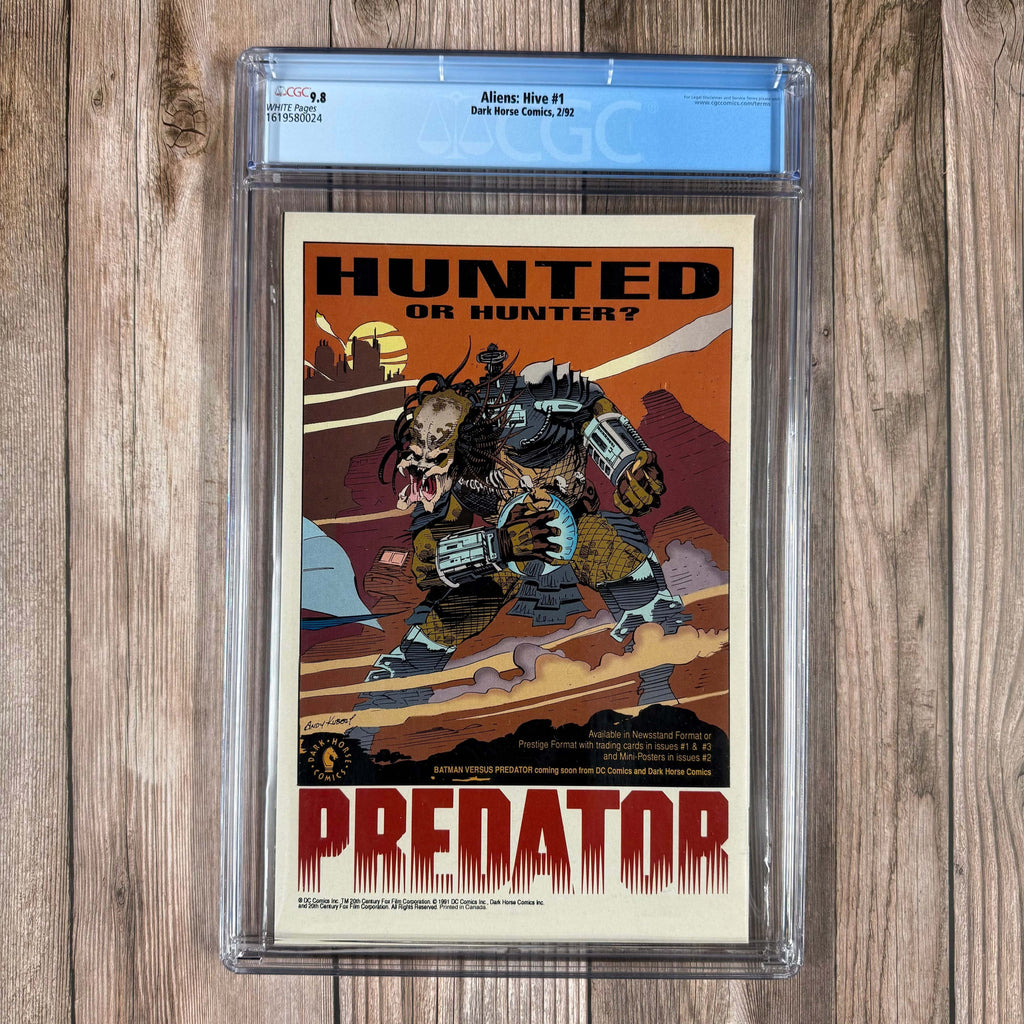 Bry's Comics Aliens: Hive #1 CGC 9.8 WP COOL Cover Art by Kelley Jones