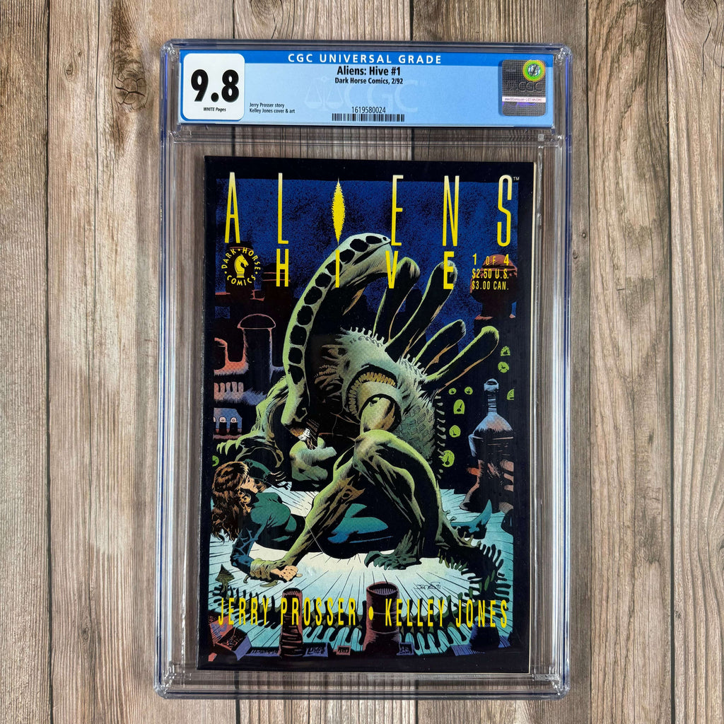 Bry's Comics Aliens: Hive #1 CGC 9.8 WP COOL Cover Art by Kelley Jones