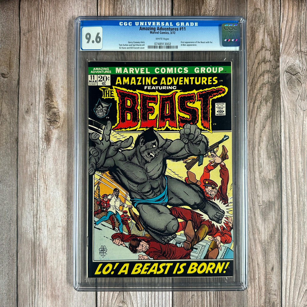 Bry's Comics Amazing Adventures #11 CGC 9.6 WP 1st appearance of the Beast with fur.