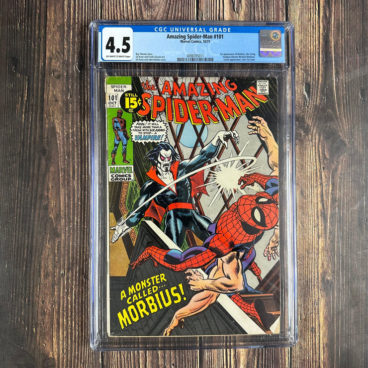 Bry's Comics Amazing Spider-Man #101 CGC 4.5 1st appearance of Morbius the Living Vampire