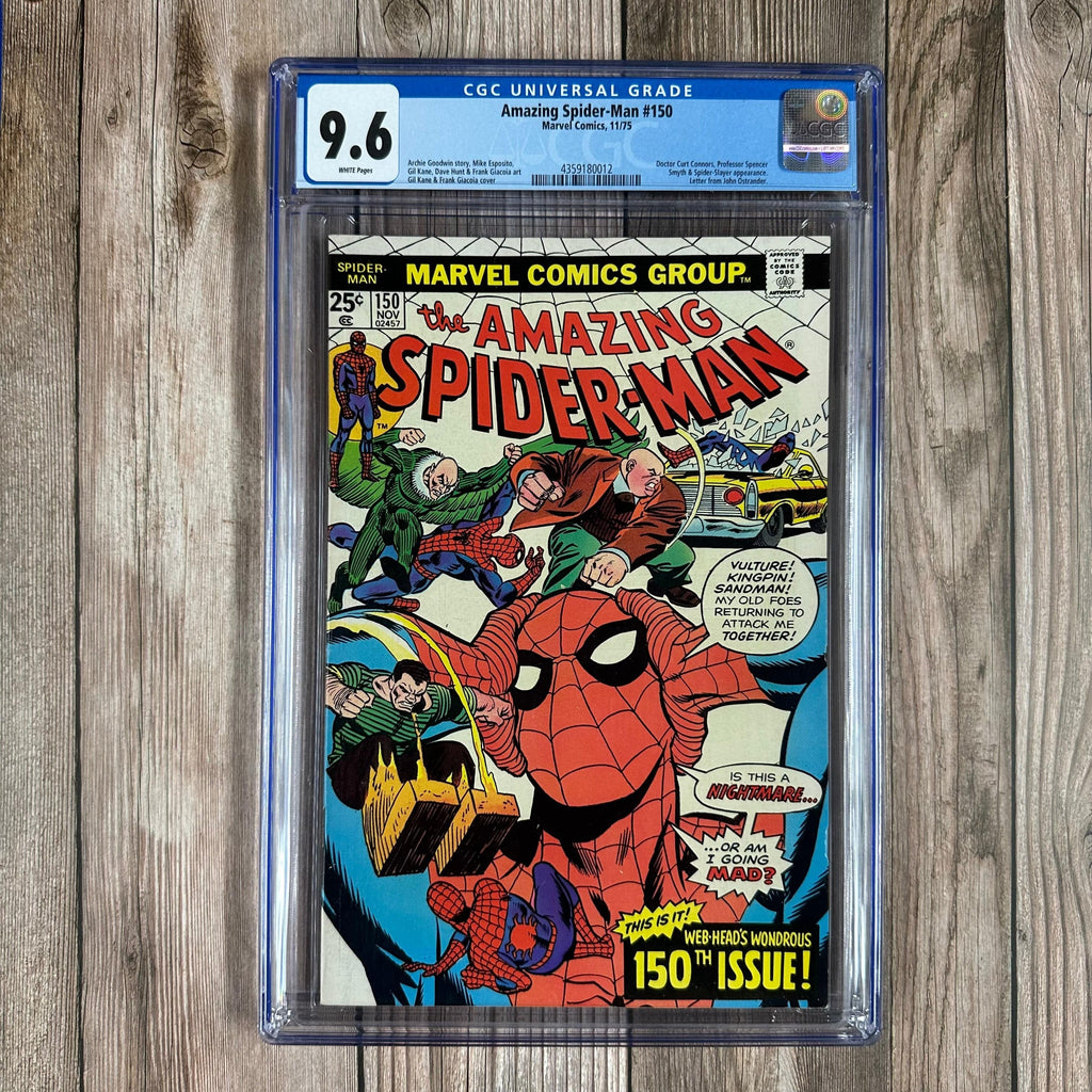 Bry's Comics Amazing Spider-Man #150 CGC 9.6 WP Cover Art by Gil Kane