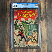 Bry's Comics *  Amazing Spider-Man #2 CGC 3.0 3rd appearance of Spider-Man 1st appearance of Vulture