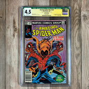 Bry's Comics Amazing Spider‑Man #238 CGC 4.5 WP Signature Qualified Grade (TATTOOZ MISSING), Signed by John Romita Jr. NEWSSTAND EDITION  (cert:3001)