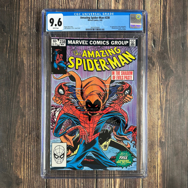 Bry's Comics Amazing Spider-Man #238 CGC 9.6 WP ICONIC Cover Art by John Romita Jr., 1st appearance of the Hobgoblin, Roderick Kingsley* (Cert 004)