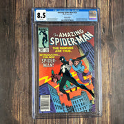 Bry's Comics Amazing Spider-Man #252 CGC 8.5 Newsstand WP 1st appearance of Spider-Man's black costume